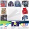 50 Sheets 8.5"x11" BIFAZ Press On Double Sided Adhesive for Textiles Mounting, Patches, backpacks, Scouts,Military